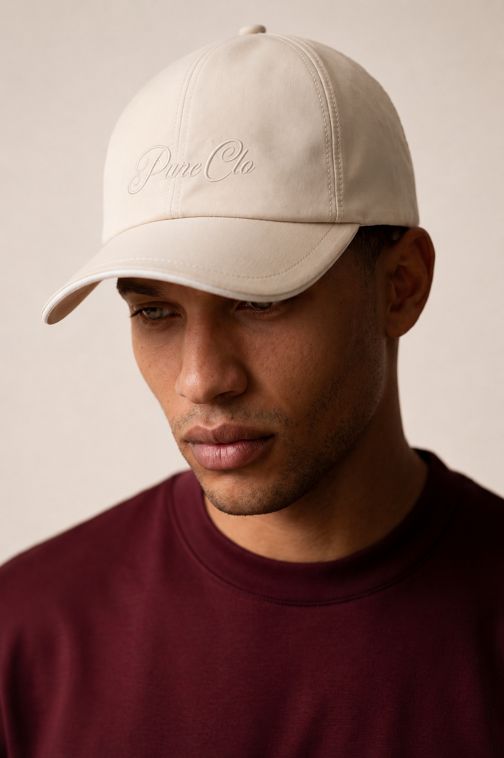 PureClo™ | Beige Imperial Baseball Cap