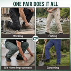 FlexCamo - Men's 9-Pocket Straight Fit Tactical Waterproof Pants