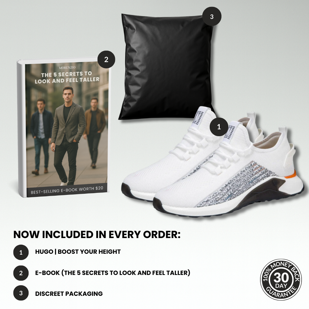 Hugo | Vergrößern Sie Ihre Körpergröße (+6,1 cm +7,9 cm +9,9 cm)