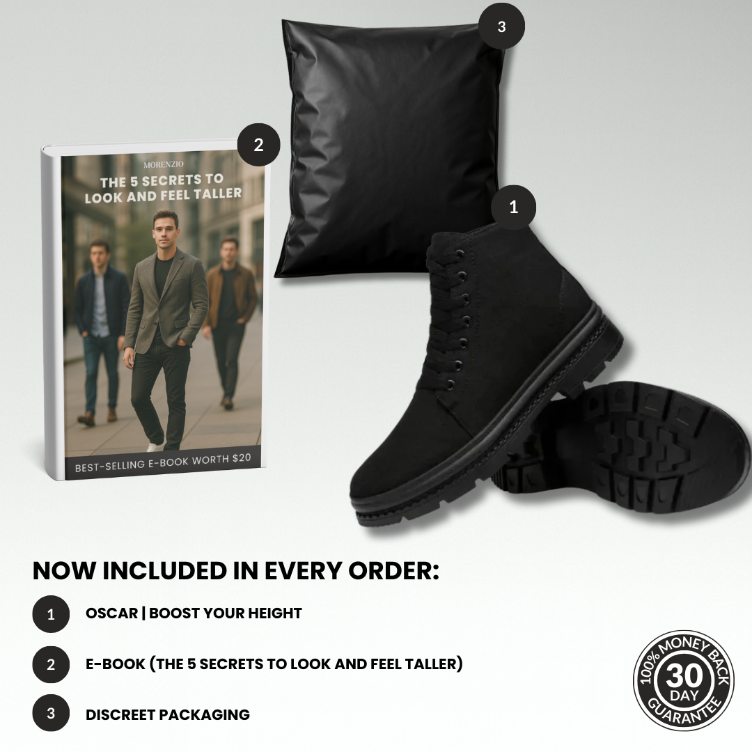 Oscar | Vergrößere deine Körpergröße (+2,4” +3,1” +3,9”)