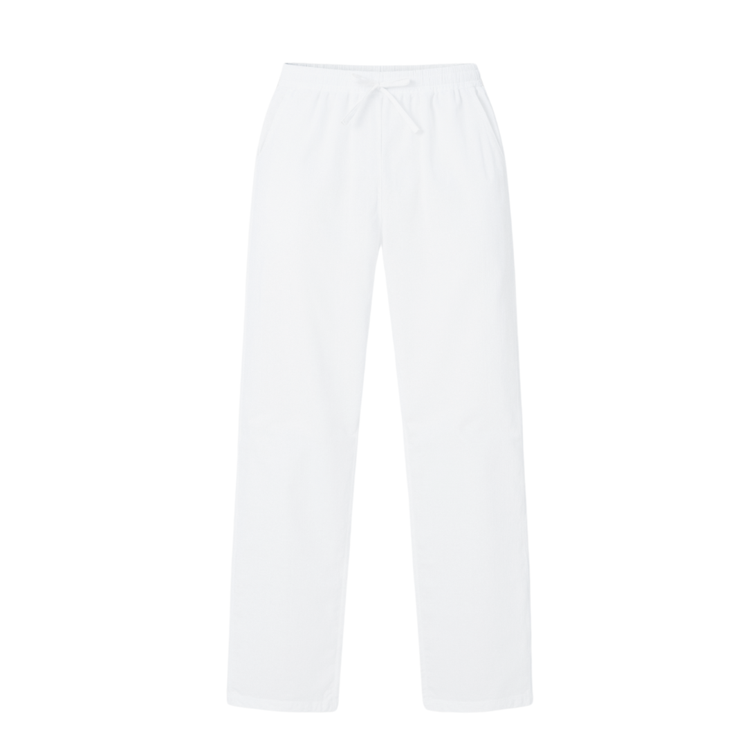 PURE Cotton & Linen Blend Drawstring Pants