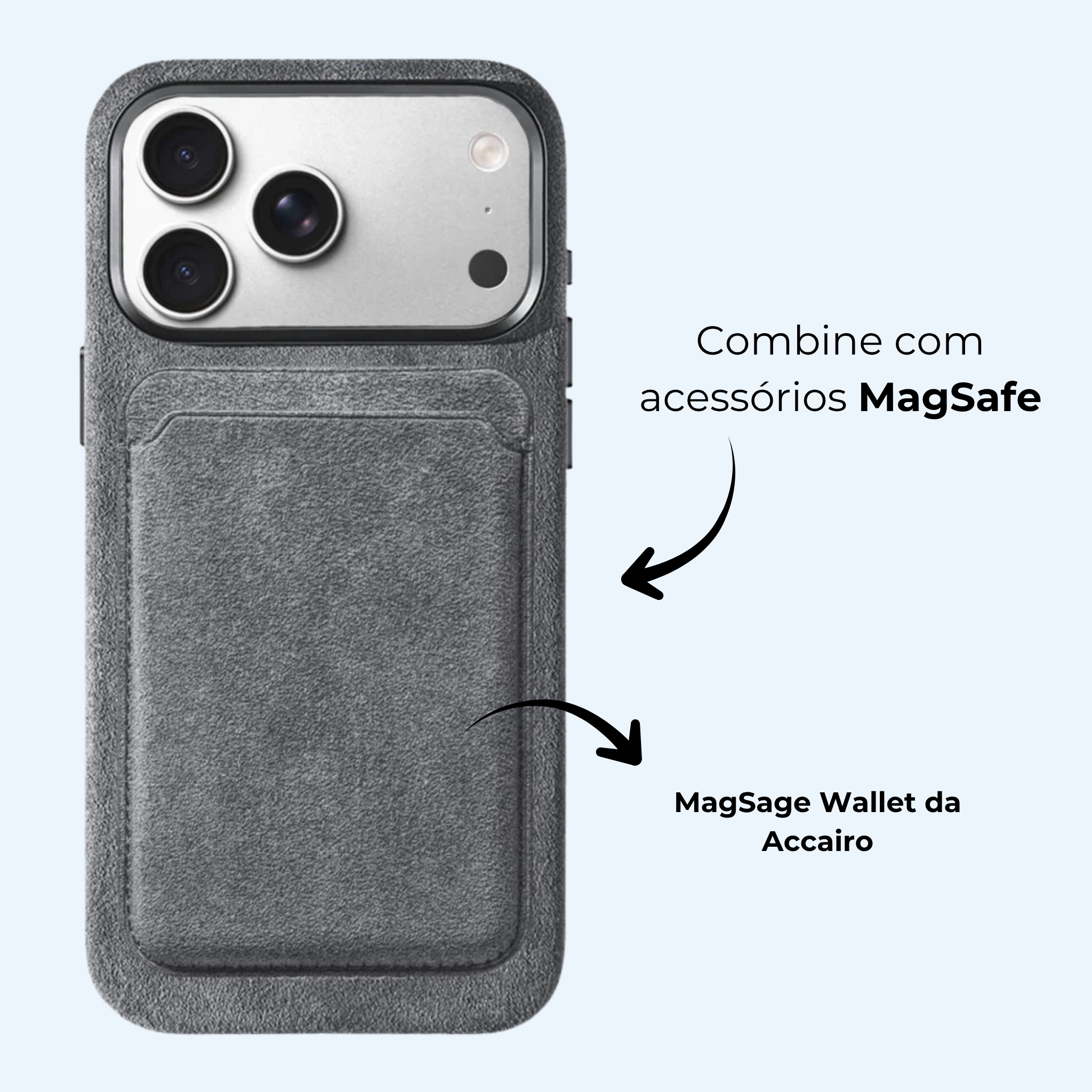 Alcantara-Hülle – Urban Gray