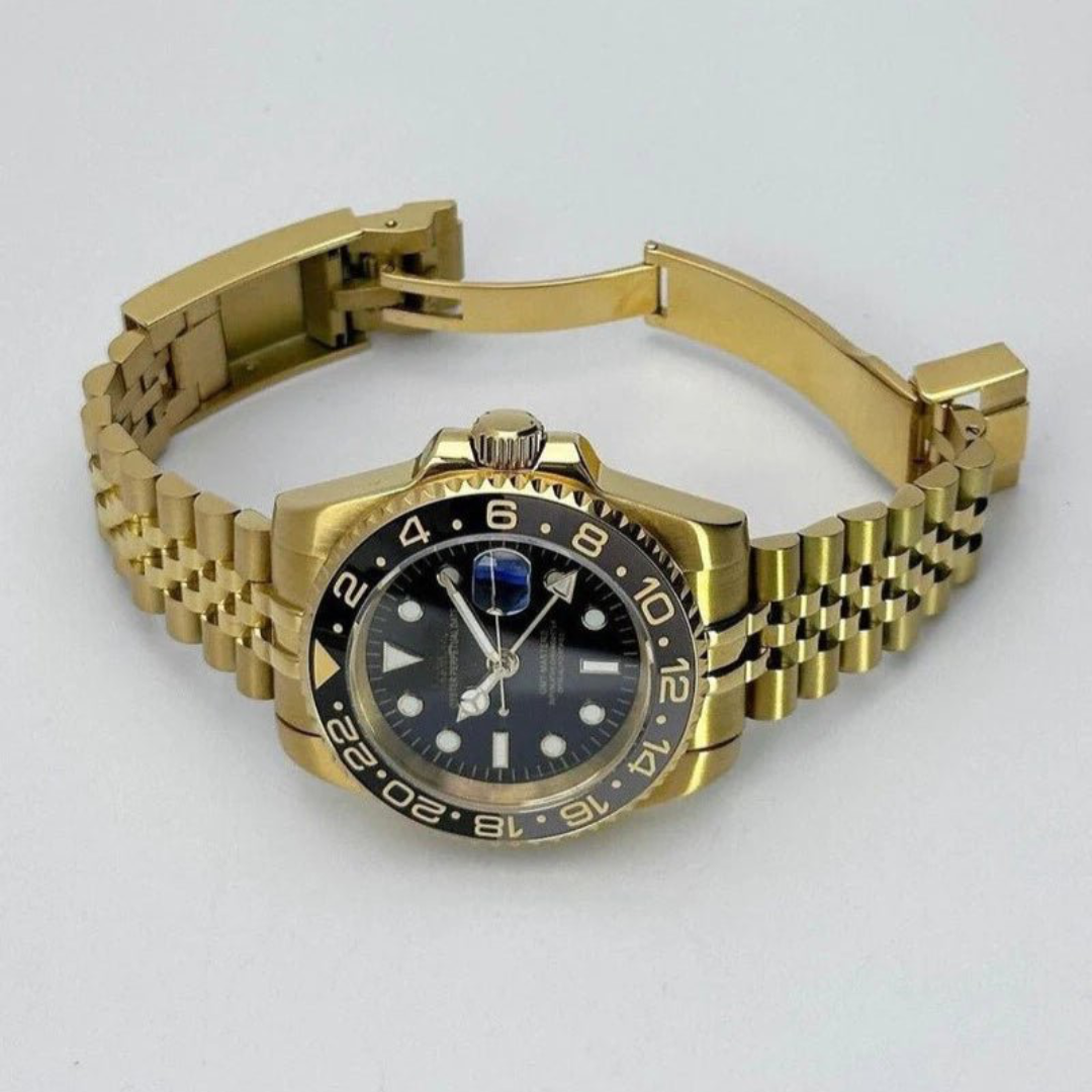GMTEIKO MOD UHR | GOLD UND SCHWARZ | JUBILEE-ARMBAND