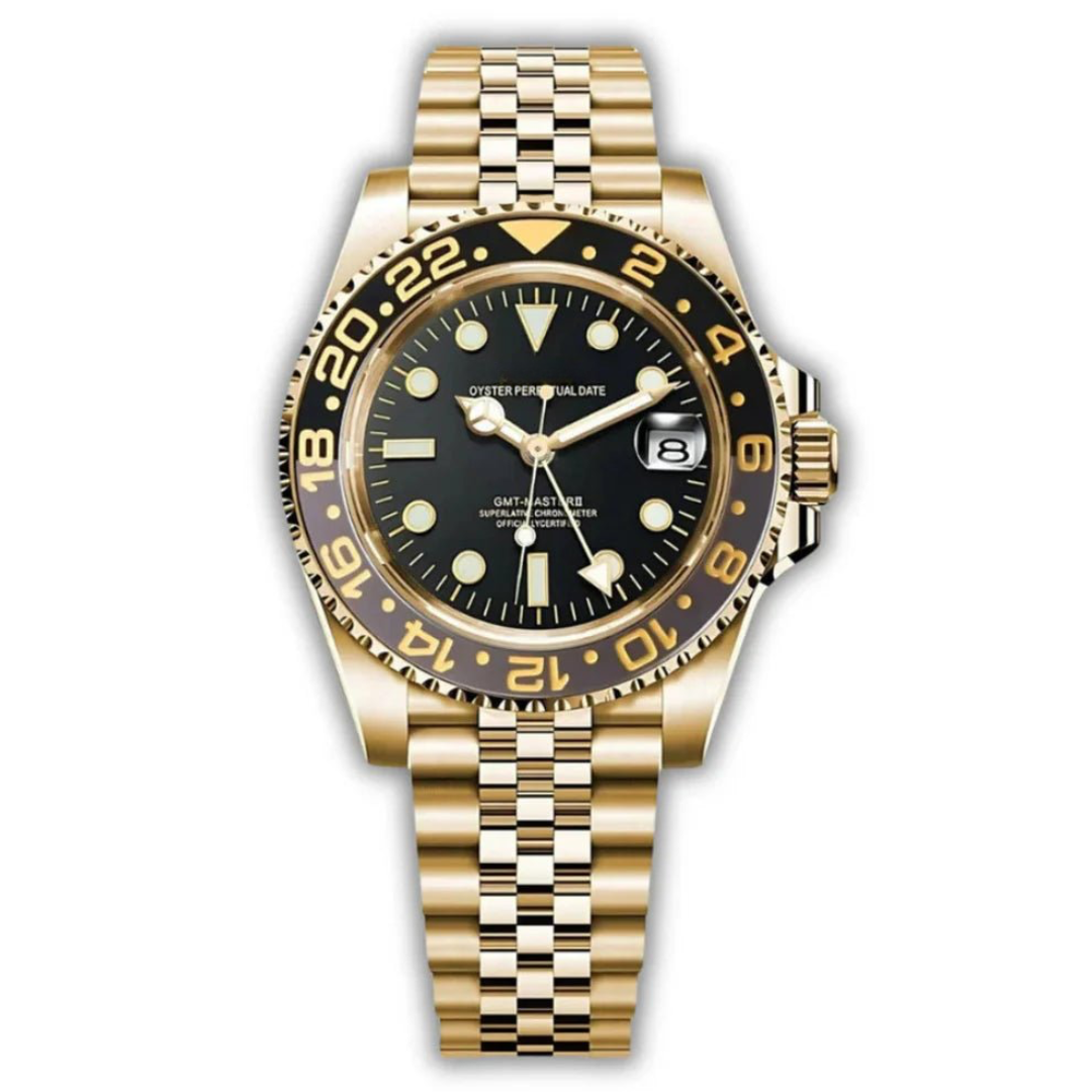 GMTEIKO MOD UHR | GOLD UND SCHWARZ | JUBILEE-ARMBAND