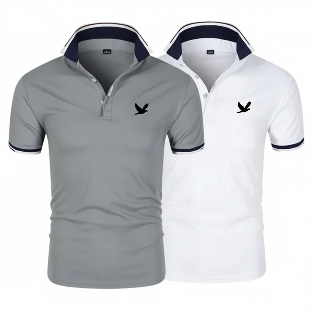 PureClo™ | 2er-Pack Essential Polo-Shirts [1 KAUFEN, 2 ERHALTEN] 