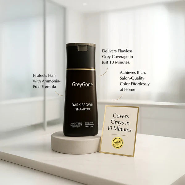 GreyGone™ Sofort-Haarfarben-Shampoo [50 % Rabatt + kostenloser Versand] 