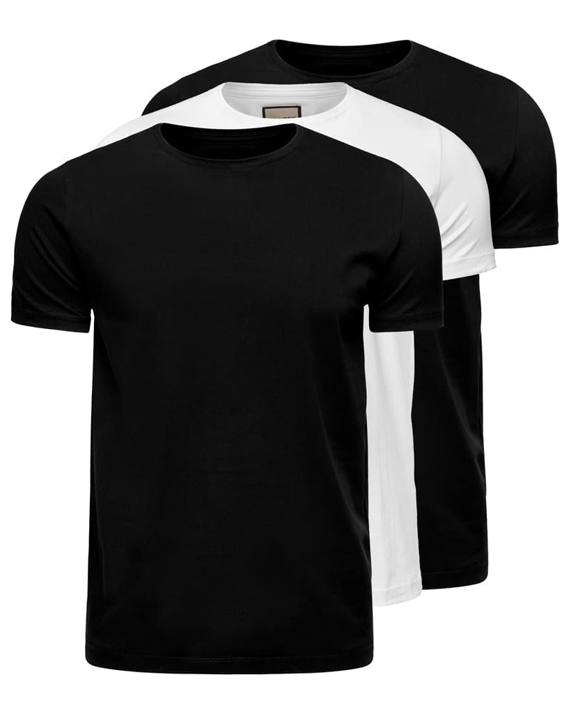 Kit 3 Camisetas Algodão Egípcio