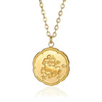 NOBA - Zodiac Sign Necklace - Gold - PURECLO