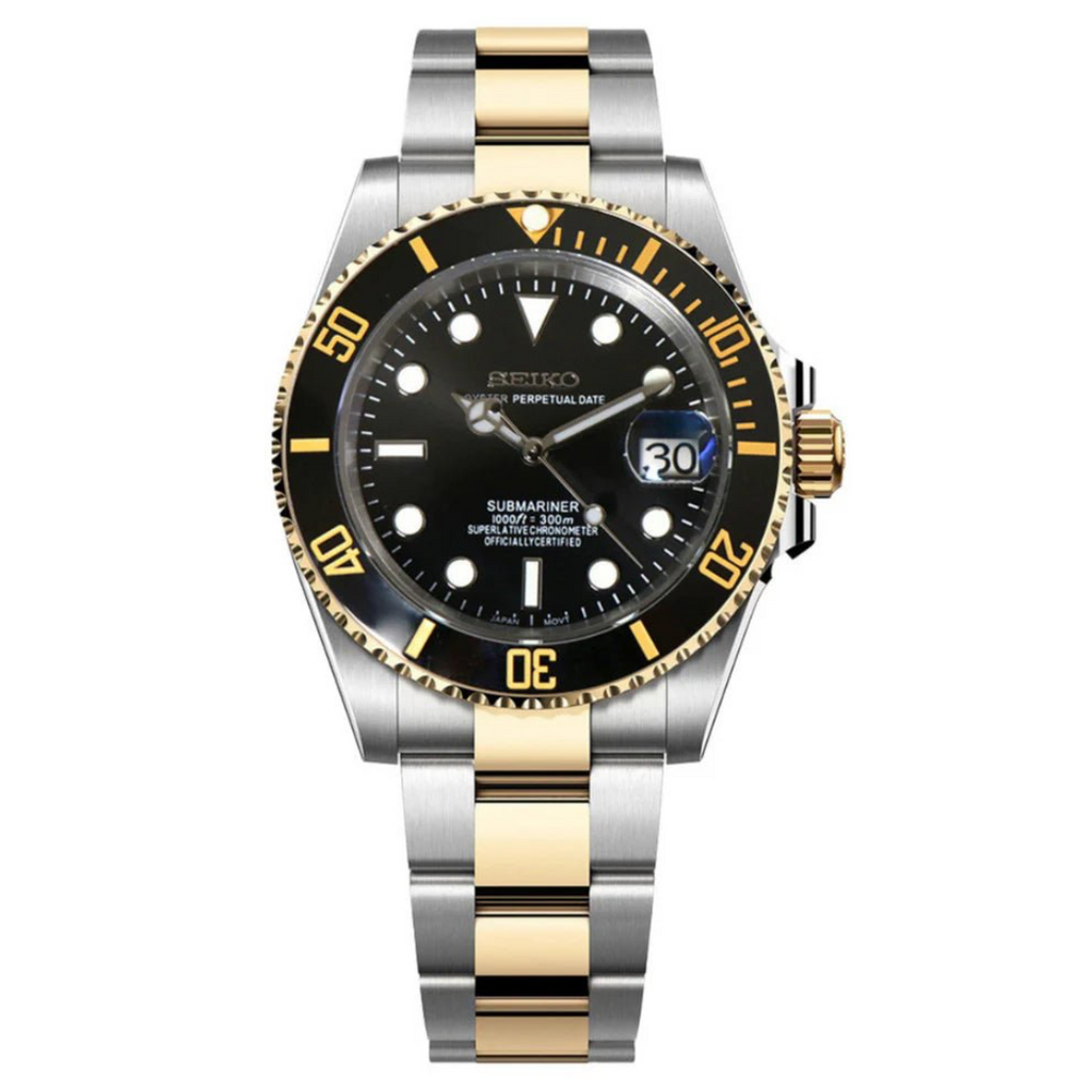 MOD MARINER UHR | SILBER GOLD | NACHT