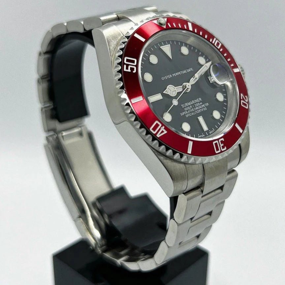 MOD MARINER UHR | SCHWARZ BURGUNDER