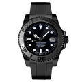 MOD MARINER UHR | KOMPLETT SCHWARZ | SILIKONARMBAND
