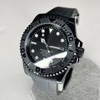 MOD MARINER UHR | KOMPLETT SCHWARZ | SILIKONARMBAND