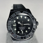 MOD MARINER UHR | KOMPLETT SCHWARZ | SILIKONARMBAND