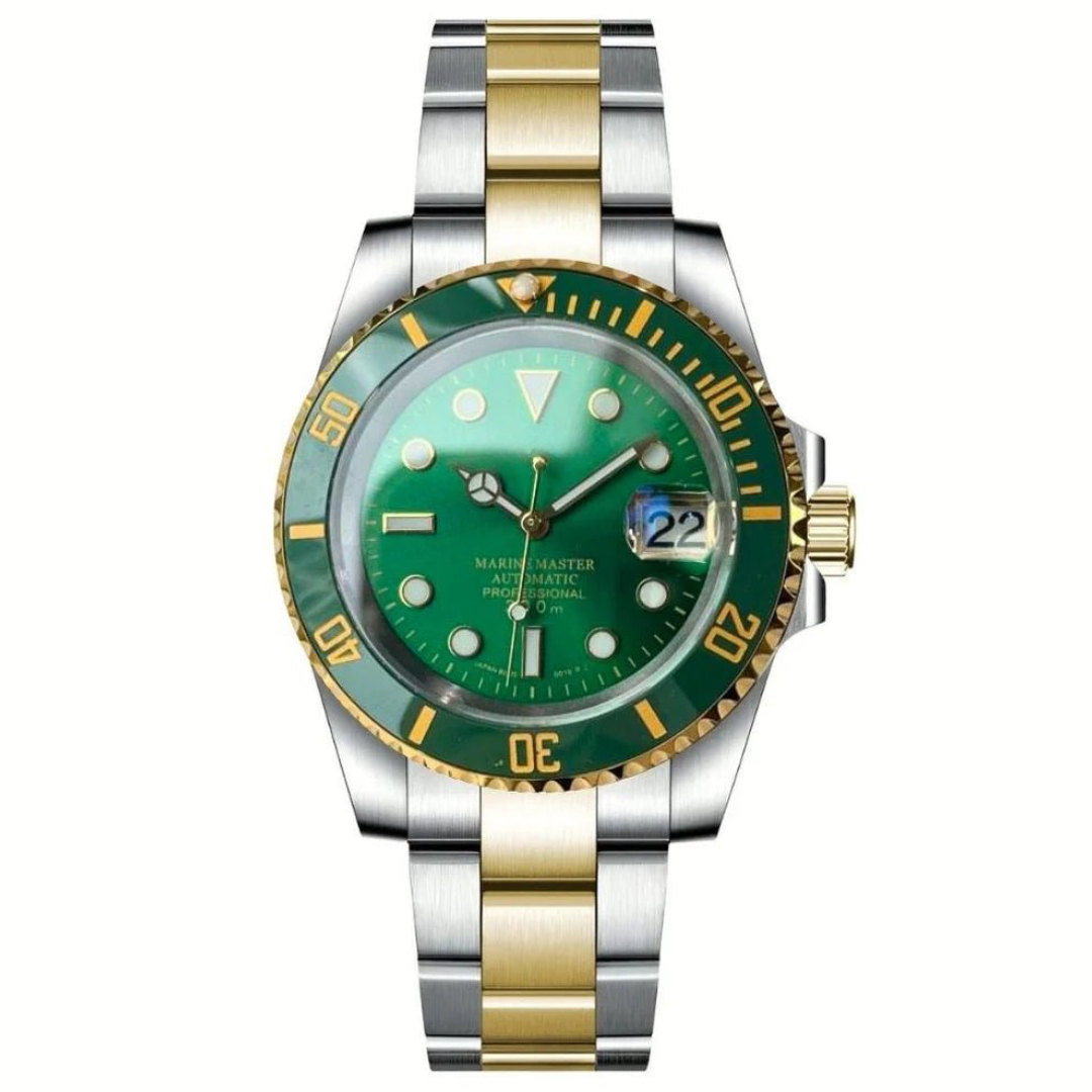 MOD MARINER UHR | GRÜN GOLD