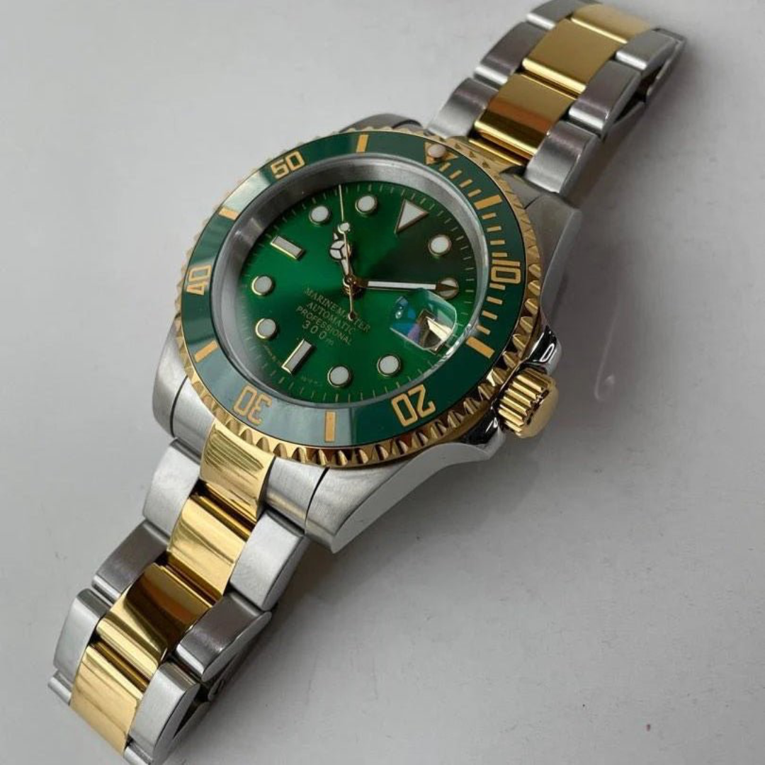 MOD MARINER UHR | GRÜN GOLD