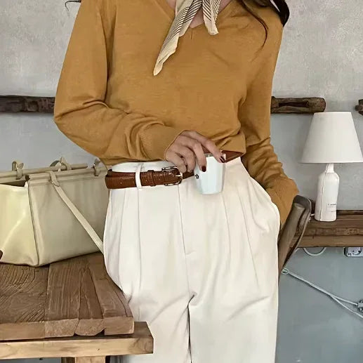 Cropped Trousers - PURECLO