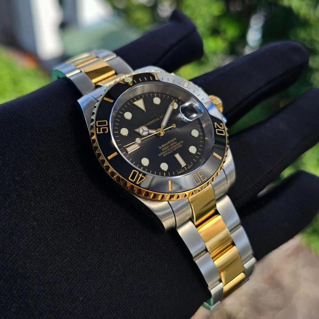 MOD MARINER UHR | SILBER GOLD | NACHT