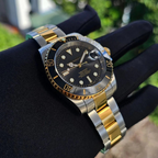 MOD MARINER UHR | SILBER GOLD | NACHT