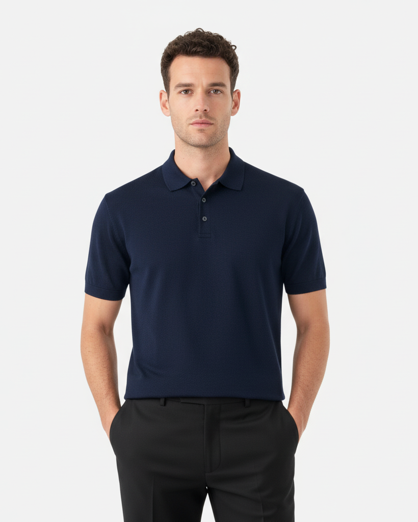 Kit 2 Polos Piquet Algodão Pima