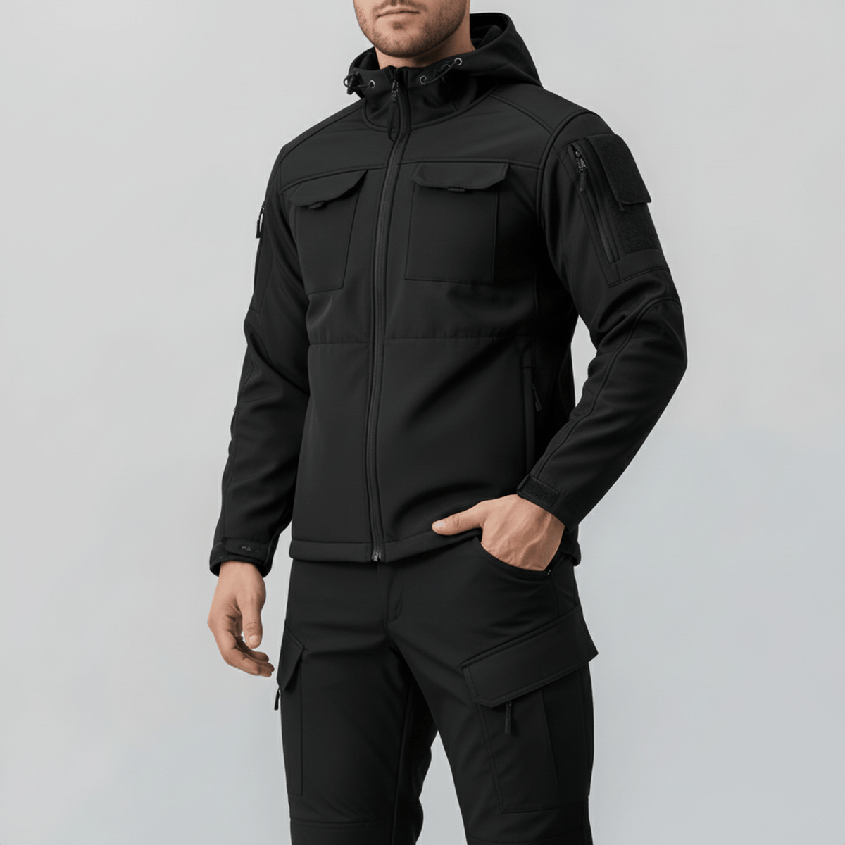 Taktische Fleecejacke