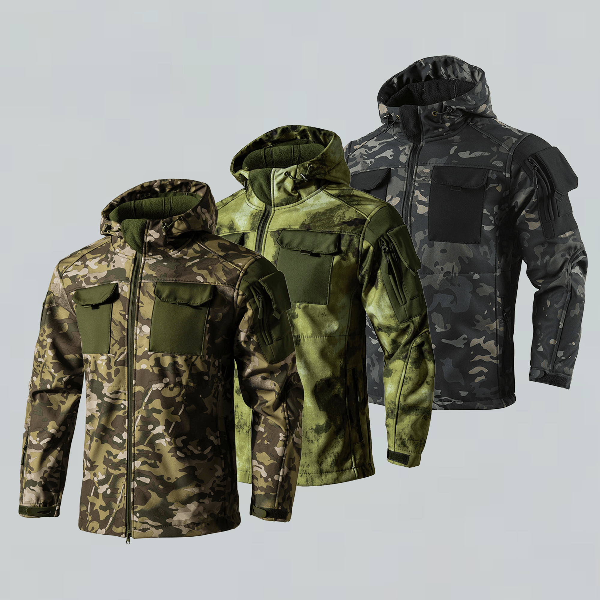 Digital Forest Camo Tactical Jacket