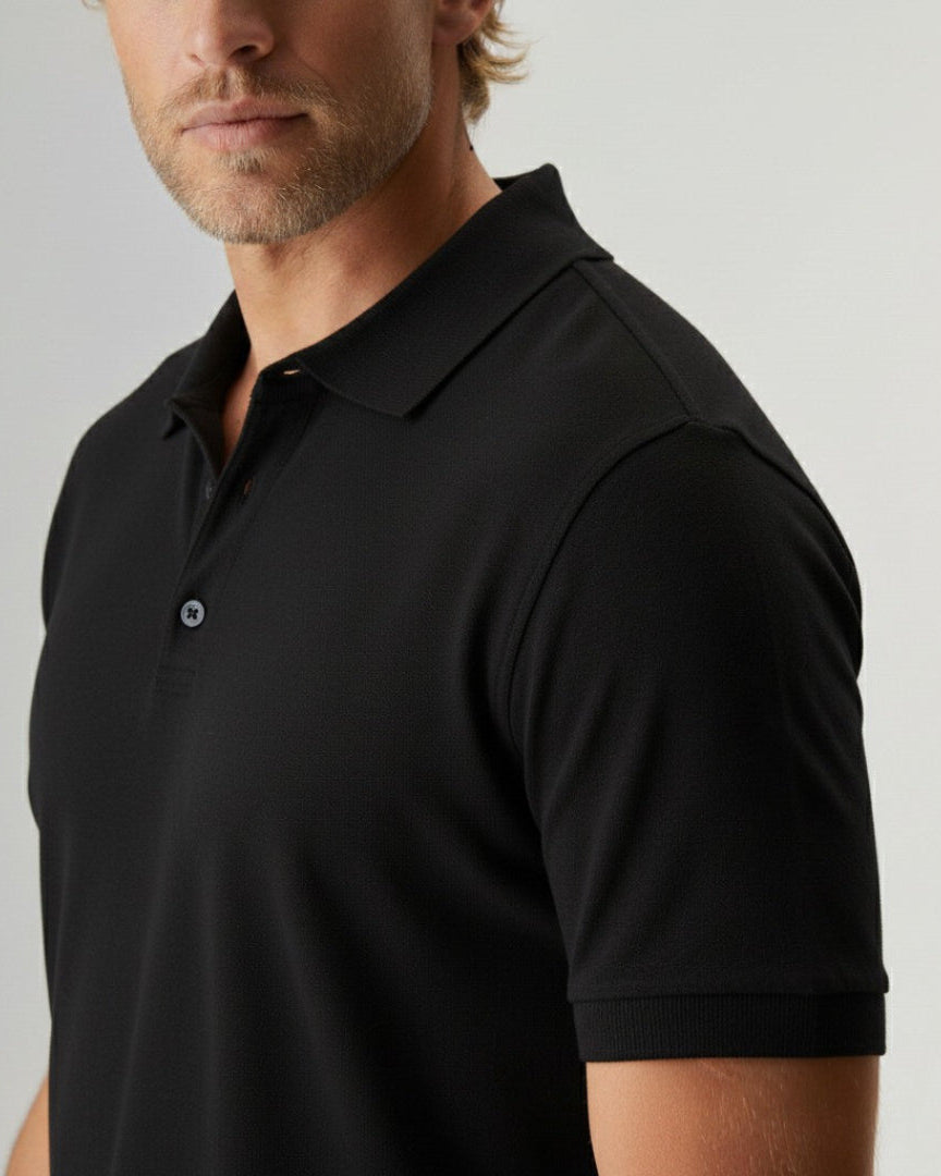 Kit 2 Polos Piquet Algodão Pima