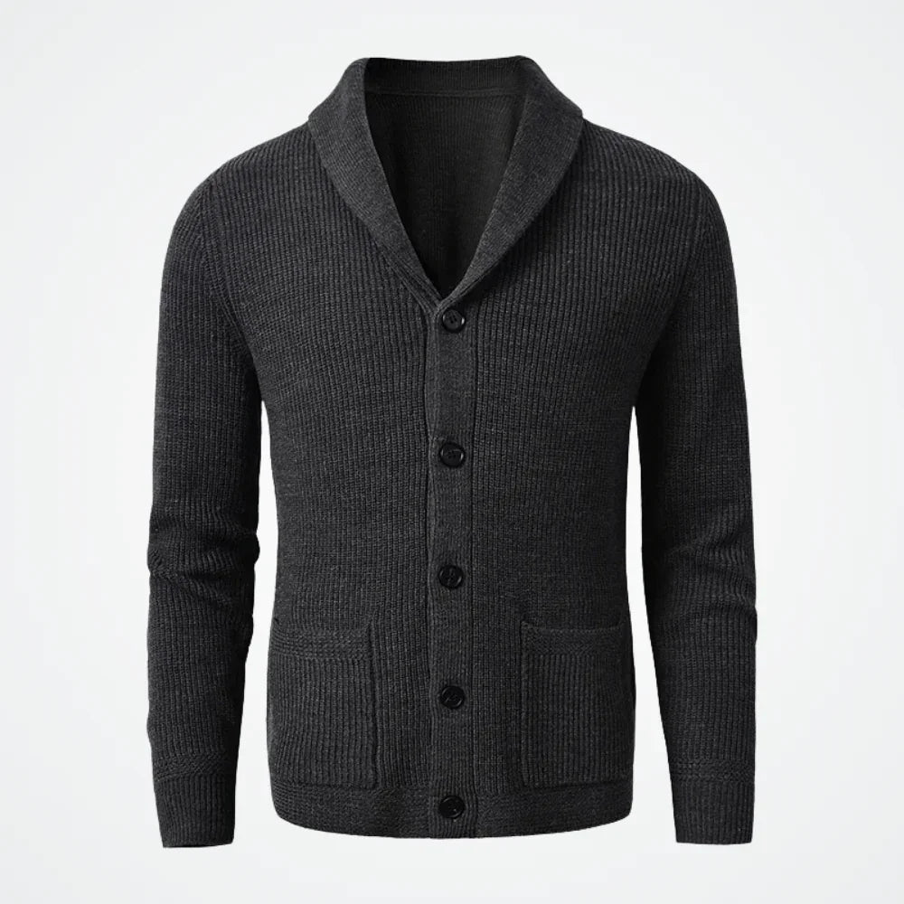 Herren-Cardigan London - Pure