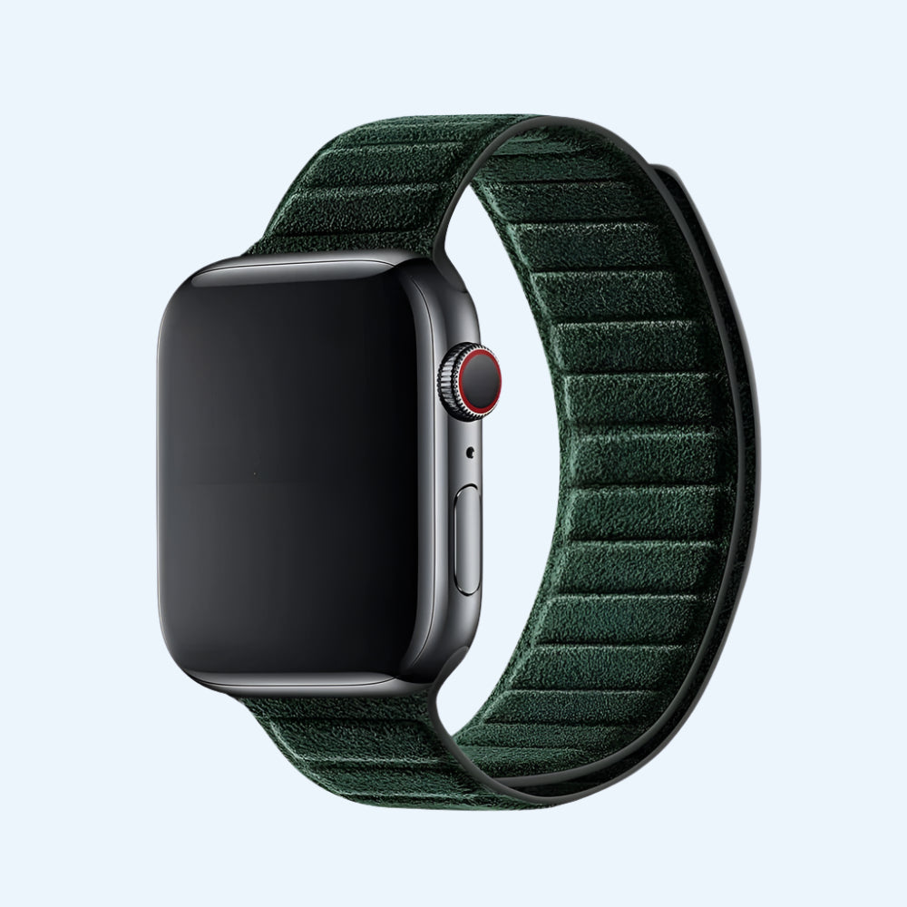 Alcantara-Armband Sport – Apple Watch – Mitternachtsgrün