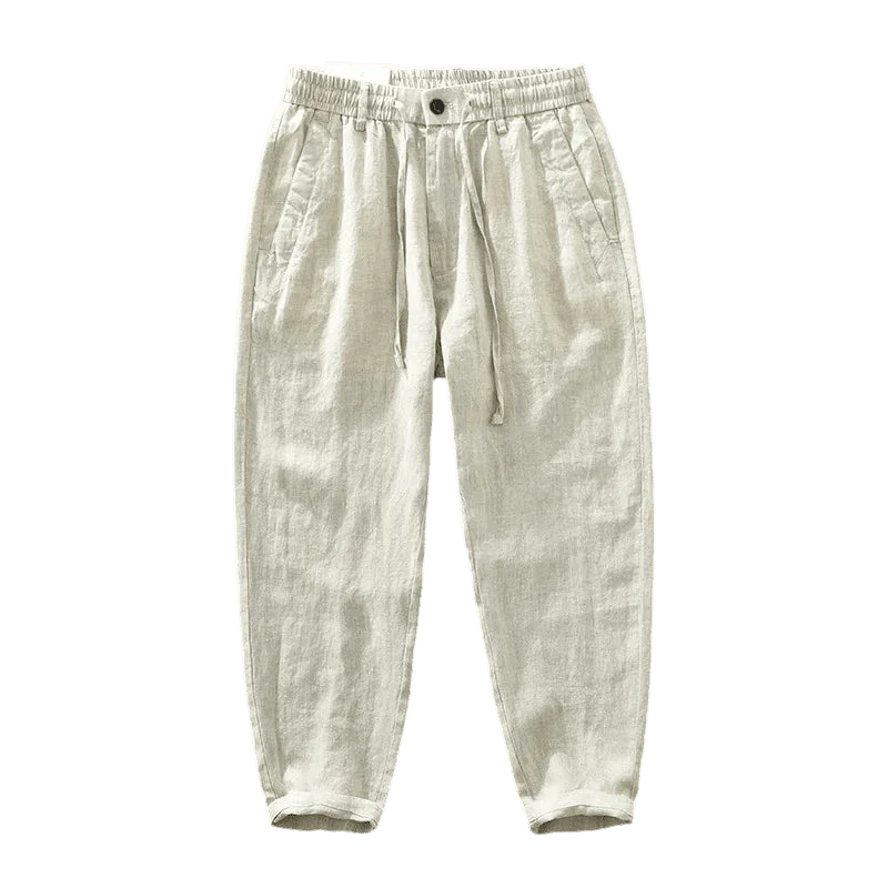 Herren-Leinenhose Elegio - Rein