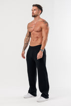 LEGEND LONDON KNITWEAR - JOGGERS KNIT JOGGER - BLACK