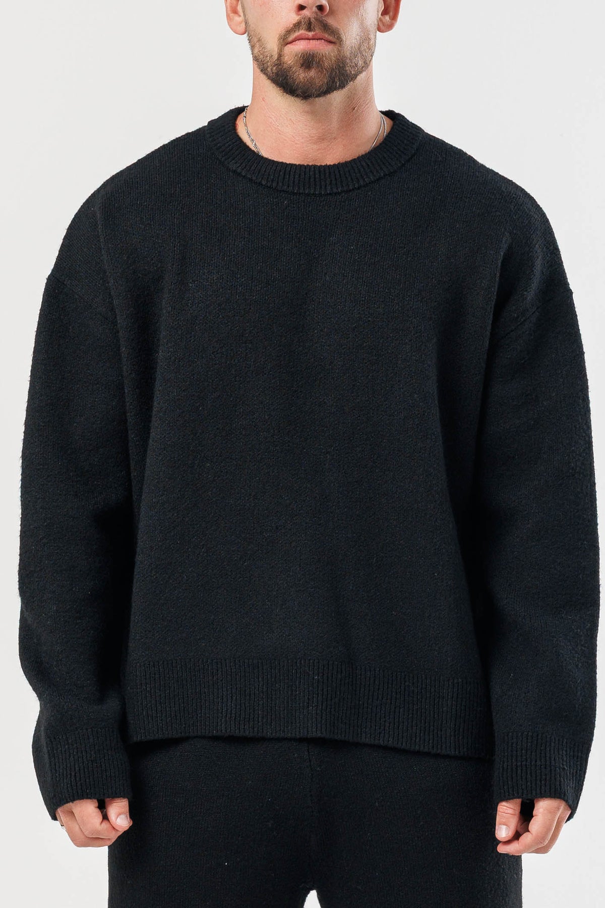 Strickpullover - Schwarz