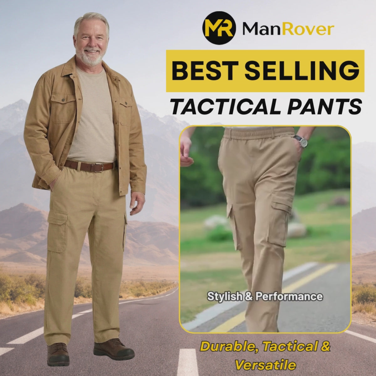 PURE FlexRover - Ultra Comfort Flex Fit Cargo Pants