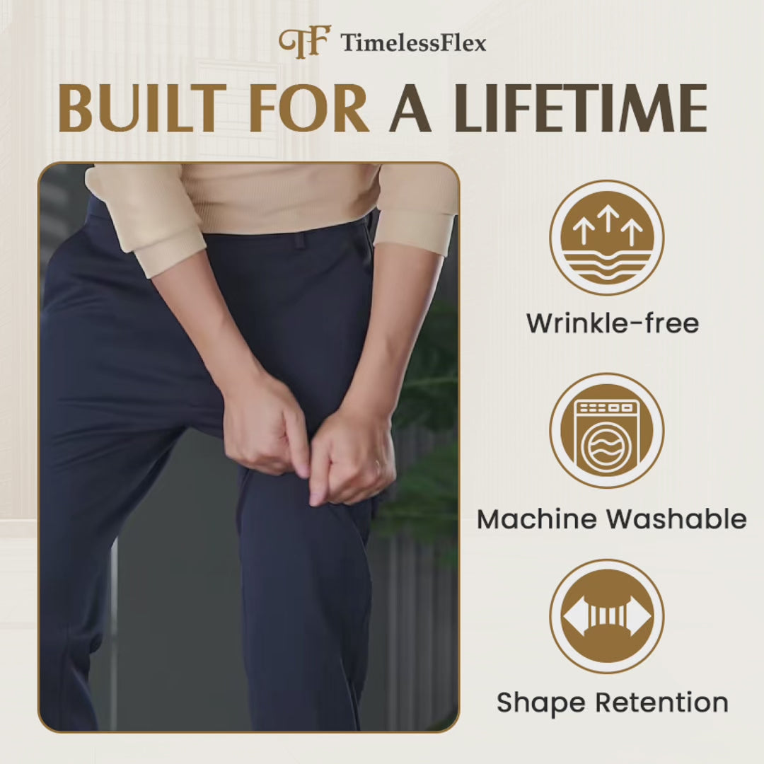TimelessFlex - Men's High Stretch Straight Fit Pants (LAST DAY 70% OFF)