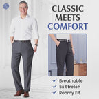 OldenEase - Men’s Classic Ice Silk High Waist Comfort Pants