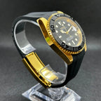 Yacht-Uhr | Gold Schwarz