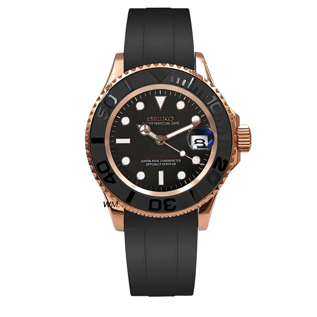 MOD-YACHT-UHR | ROSÉGOLD SCHWARZ