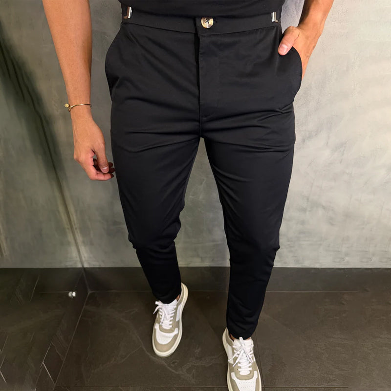 ⏰ LAST DAY 50% OFF! Men's Stretch Slim Fit Pants – Skinny But Comfy