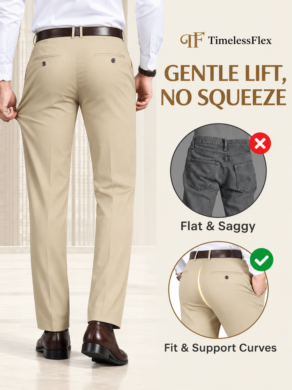 THE TIMELESSFLEX PANTS PURECLO