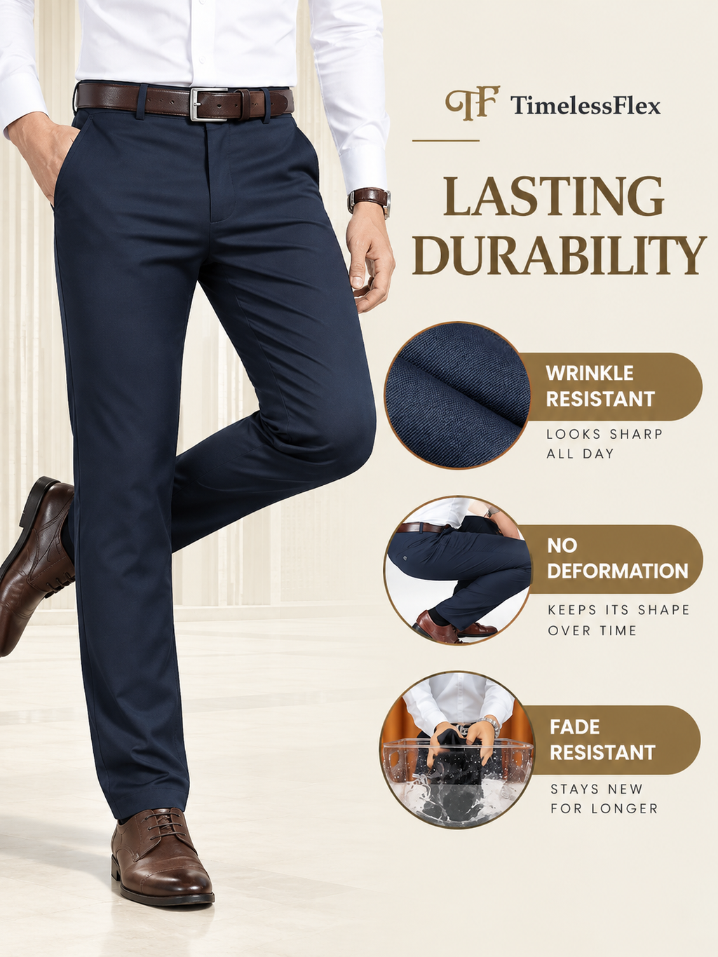 THE TIMELESSFLEX PANTS PURECLO