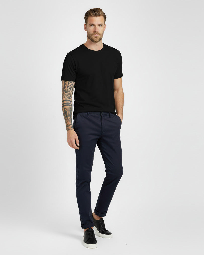 Kit 4 Camisetas Algodão Egípcio