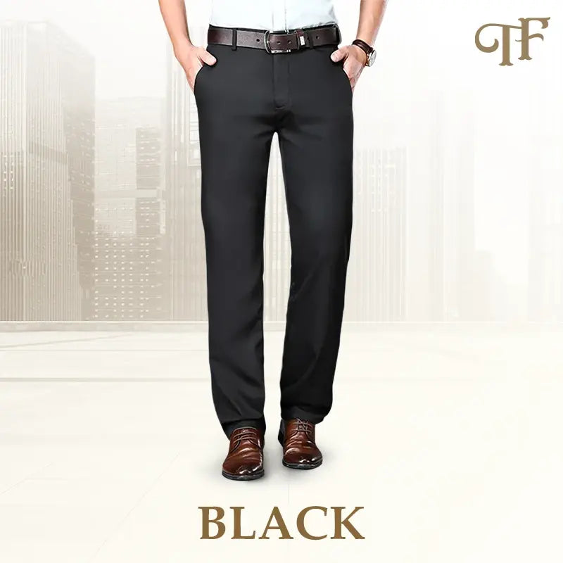 Pure™ TimelessFlex – Pantalones Clásicos de Corte Recto para Hombre con Elasticidad 4-Way Stretch